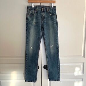 Levis 511 Slim Fit Distressed Medium Wash Mens Jeans 30x32
